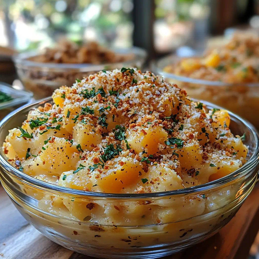 Butternut-Squash-Casserole-with-Crunchy-Topping-Preparation