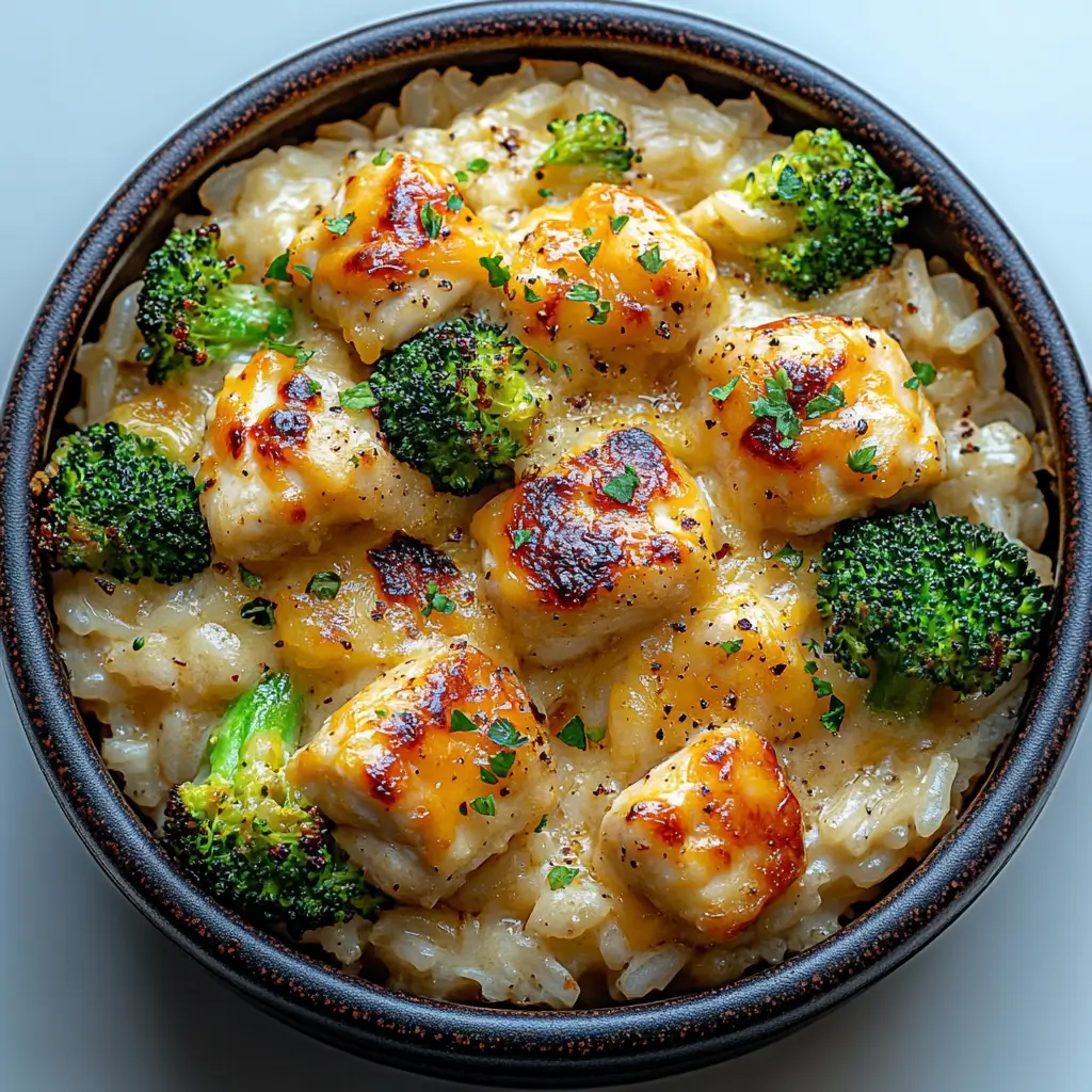 Cheesy-Chicken-Rice-Broccoli-Bake-Recipe