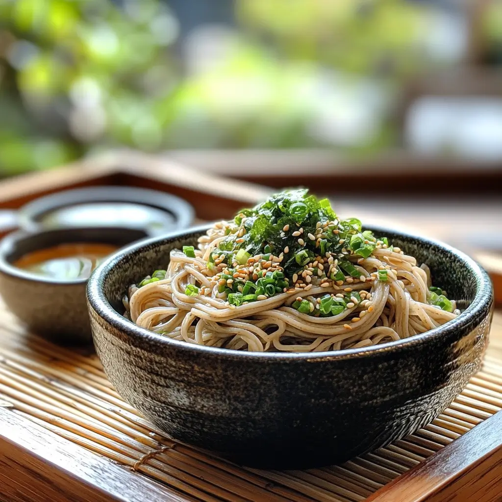 Cold-Zaru-Soba-with-Tsuyu-Dipping-Sauce-Recipe