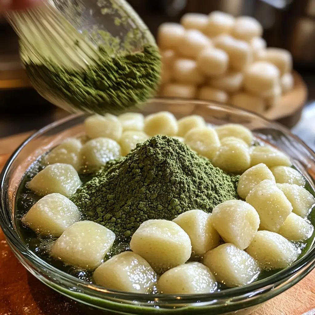Homemade-Matcha-Mochi-Preparation