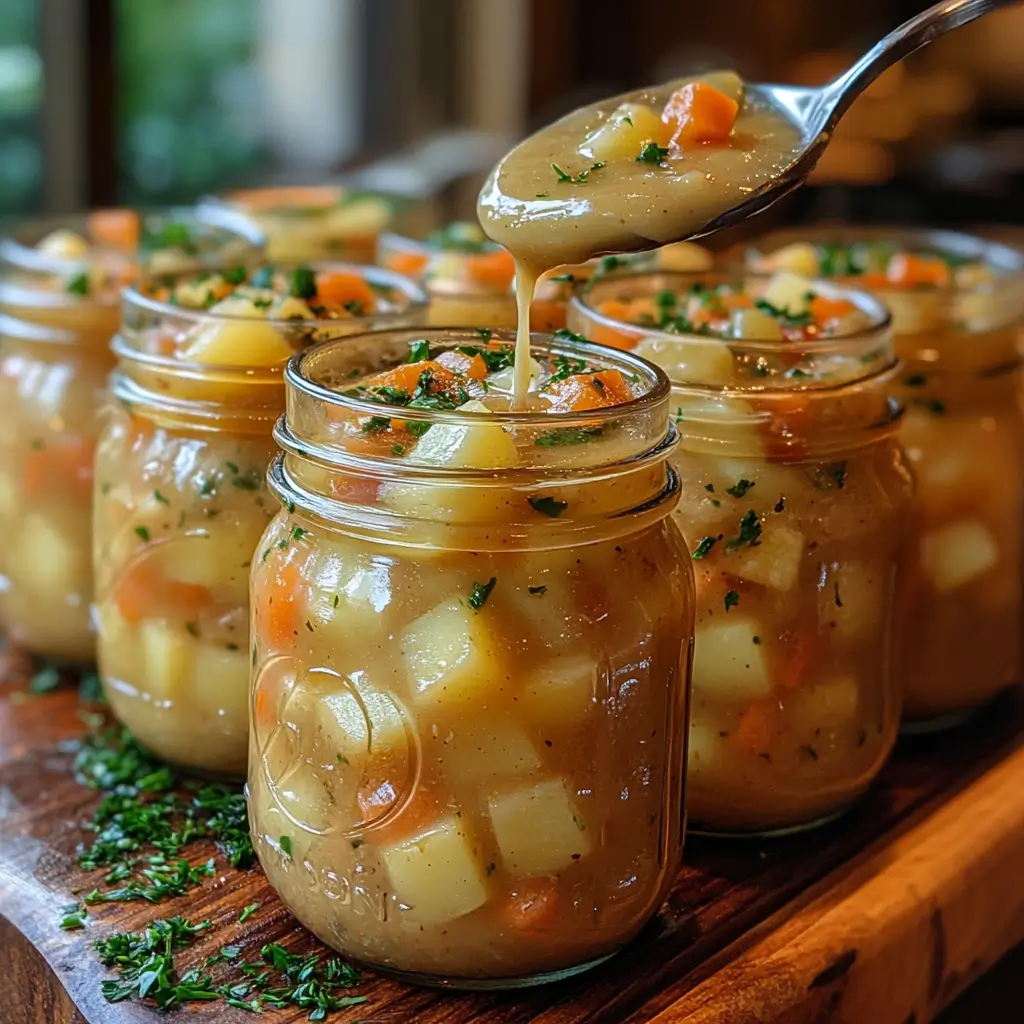 Potato-Soup-Meal-Prep-Jars-Preparation