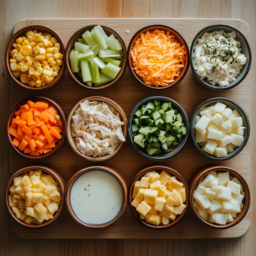 crockpot chicken corn chowder ingredients
