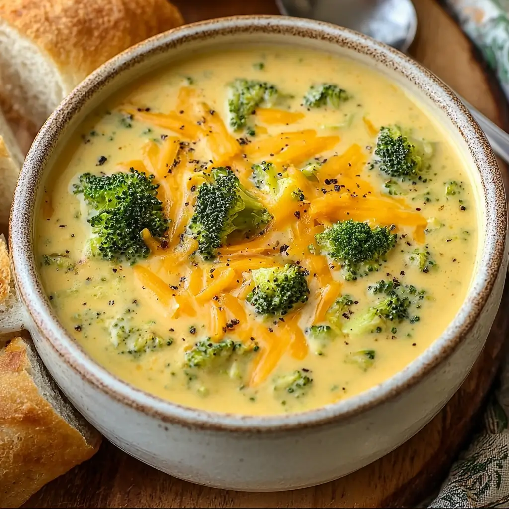 Crockpot Broccoli Cheese Soup (Panera Copycat)