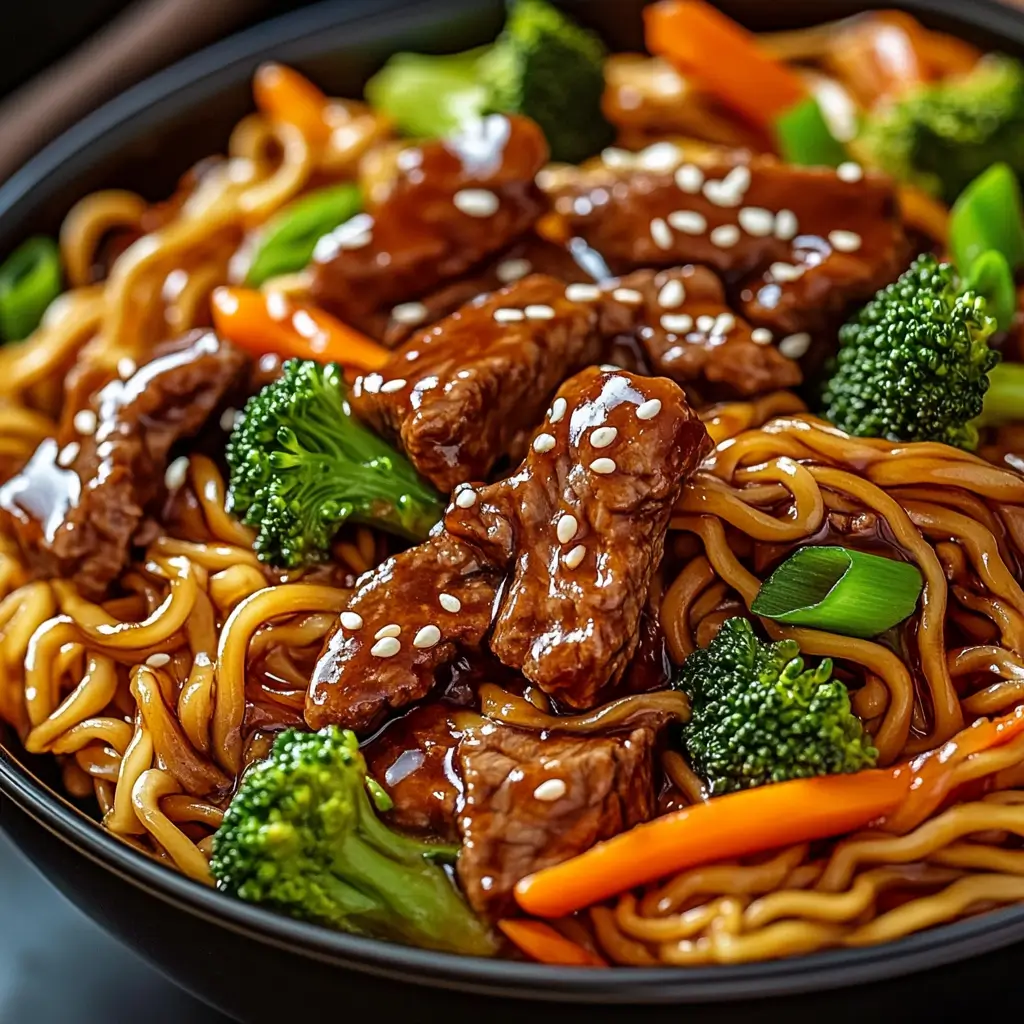 Crockpot Beef Lo Mein Recipe