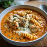Crockpot Chicken Parm Soup Recipe