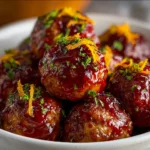 Holiday Cranberry Orange Meatball Recipe