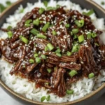 Korean shreded beef over rice