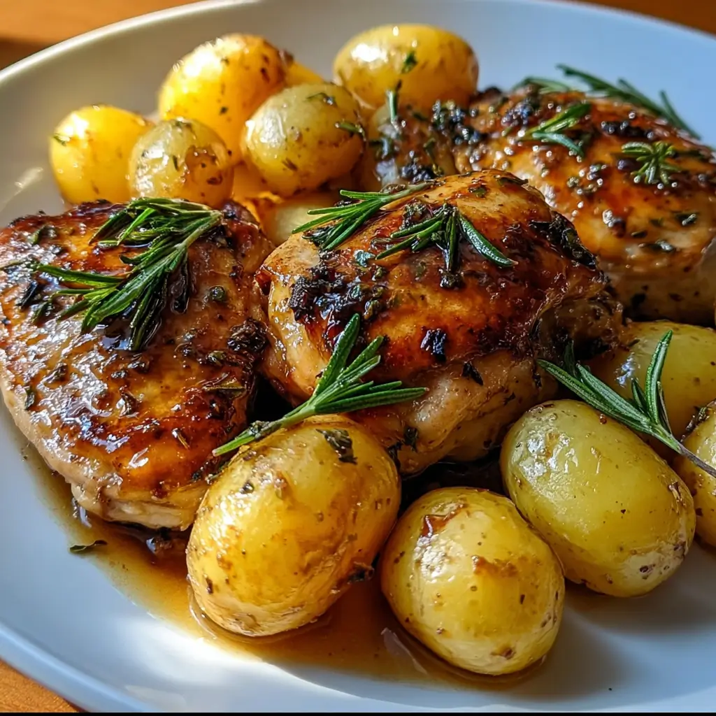 Maple Rosemary Chicken & Potatoes Recipe