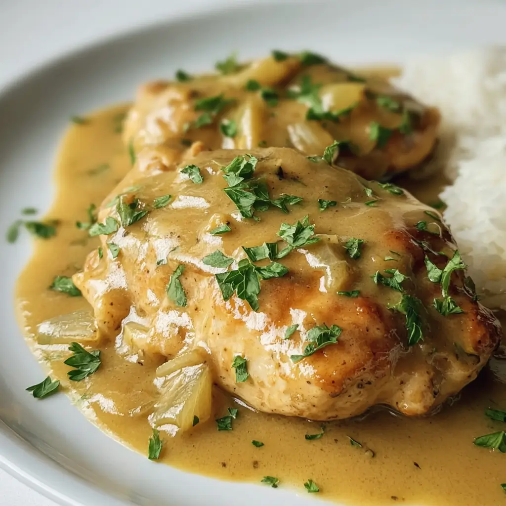 slow cooker smothered chicken recipe