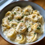 Crockpot Chicken Alfredo Tortellini Recipe