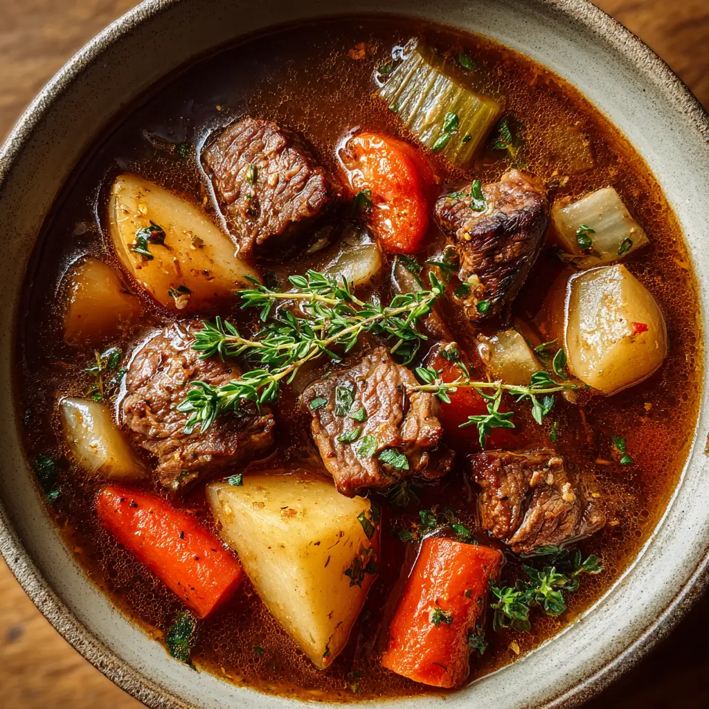 Holiday Herb Beef Stew Recipe