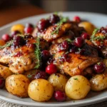 One Pot Cranberry Orange Chicken & Potatoes Recipe