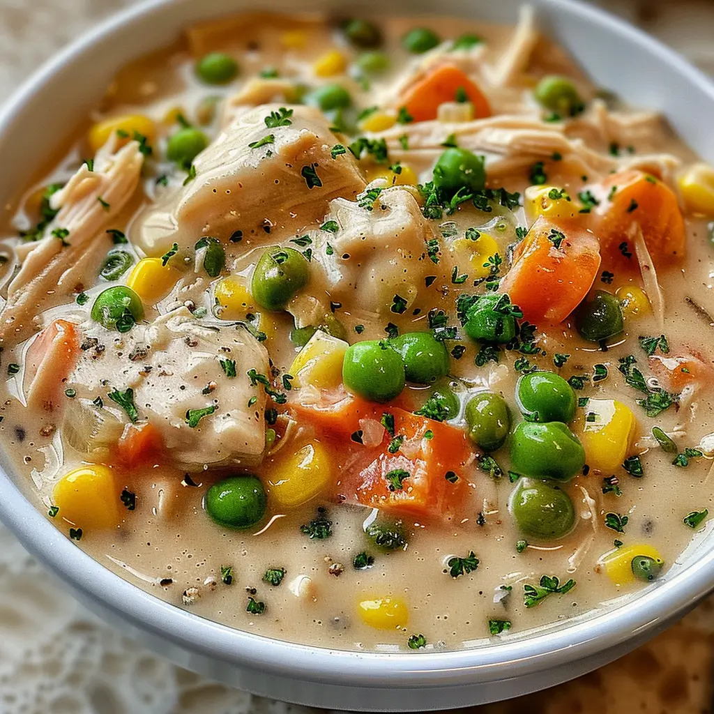 Slow Cooker Turkey Pot Pie Filling Recipe