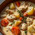 Slow Cooker White Holiday Chicken Stew Recipe