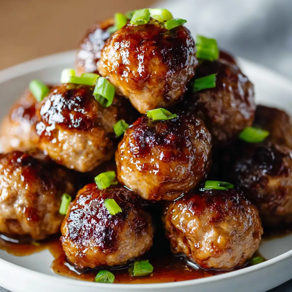 Honey Garlic Turkey Meatballs That Are Sweet and Savory